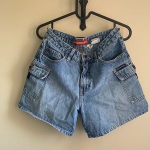 Vintage Jean Cargo Shorts